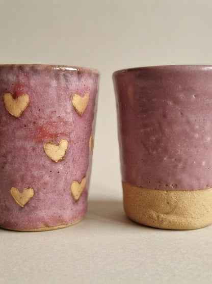 Dúo Vasos - Purpurina 💜