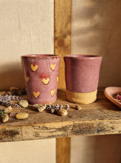 Dúo Vasos - Purpurina 💜
