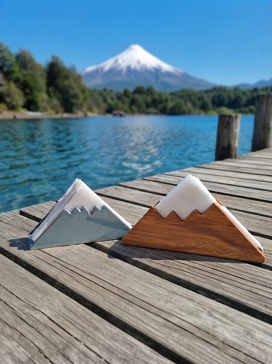 Dúo Servilleteros Volcanes Osorno y Calbuco