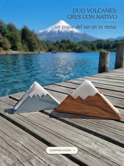 Servilleteros Dúo Volcanes  - Osorno y Calbuco