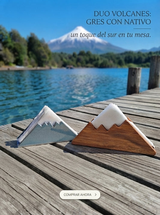 Servilleteros Dúo Volcanes  - Osorno y Calbuco