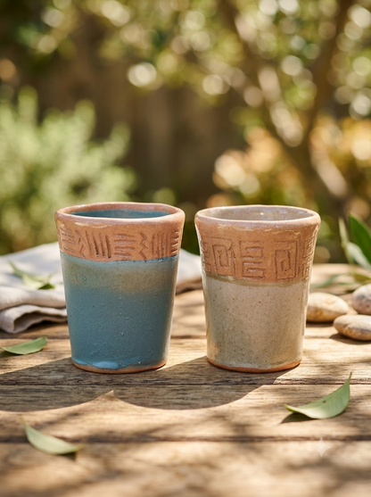 Dúo Vasos: Glifos