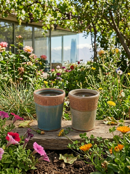 Dúo Vasos: Glifos